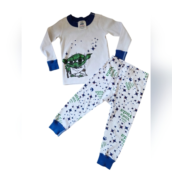 Hanna Andersson Star Wars Baby Yoda 2-piece long sleeved pajama set - Picture 1 of 7